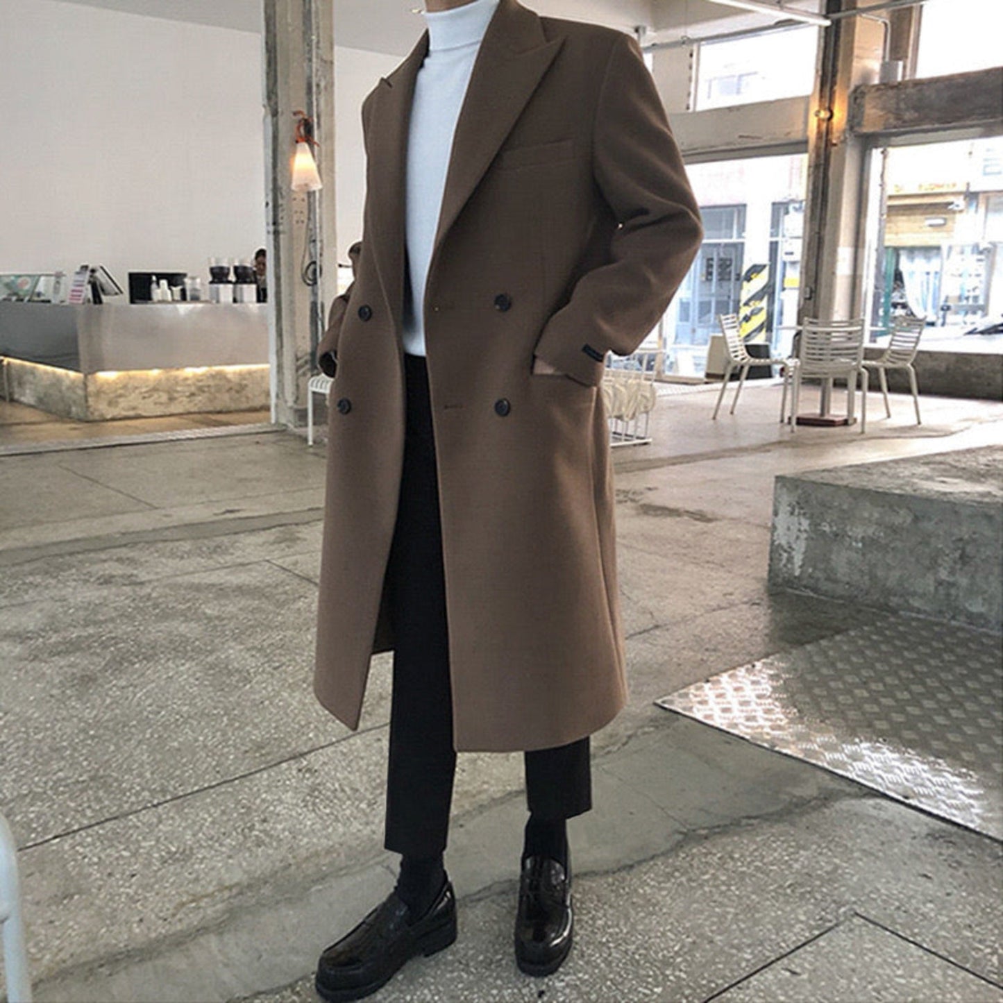 DUMONT LYON | ELEGANTE ABRIGO ACOLCHADO PARA HOMBRE