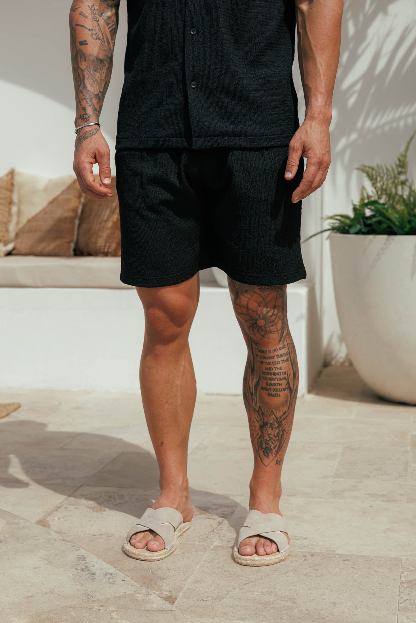 Short Texturizado | Negro