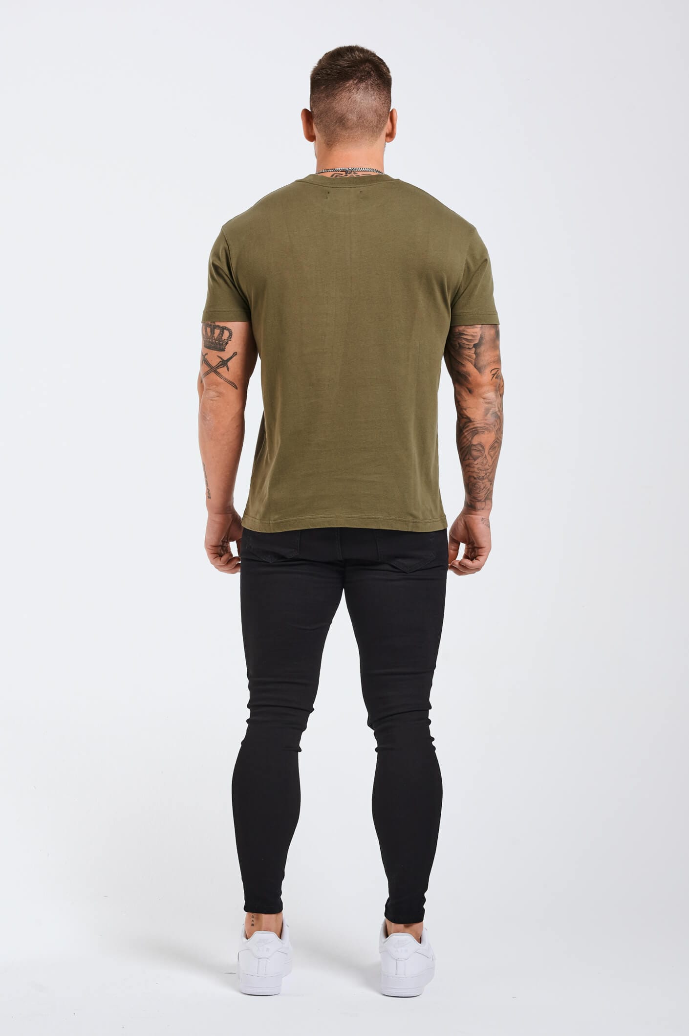 Camiseta Premium Básica | Verde Oliva