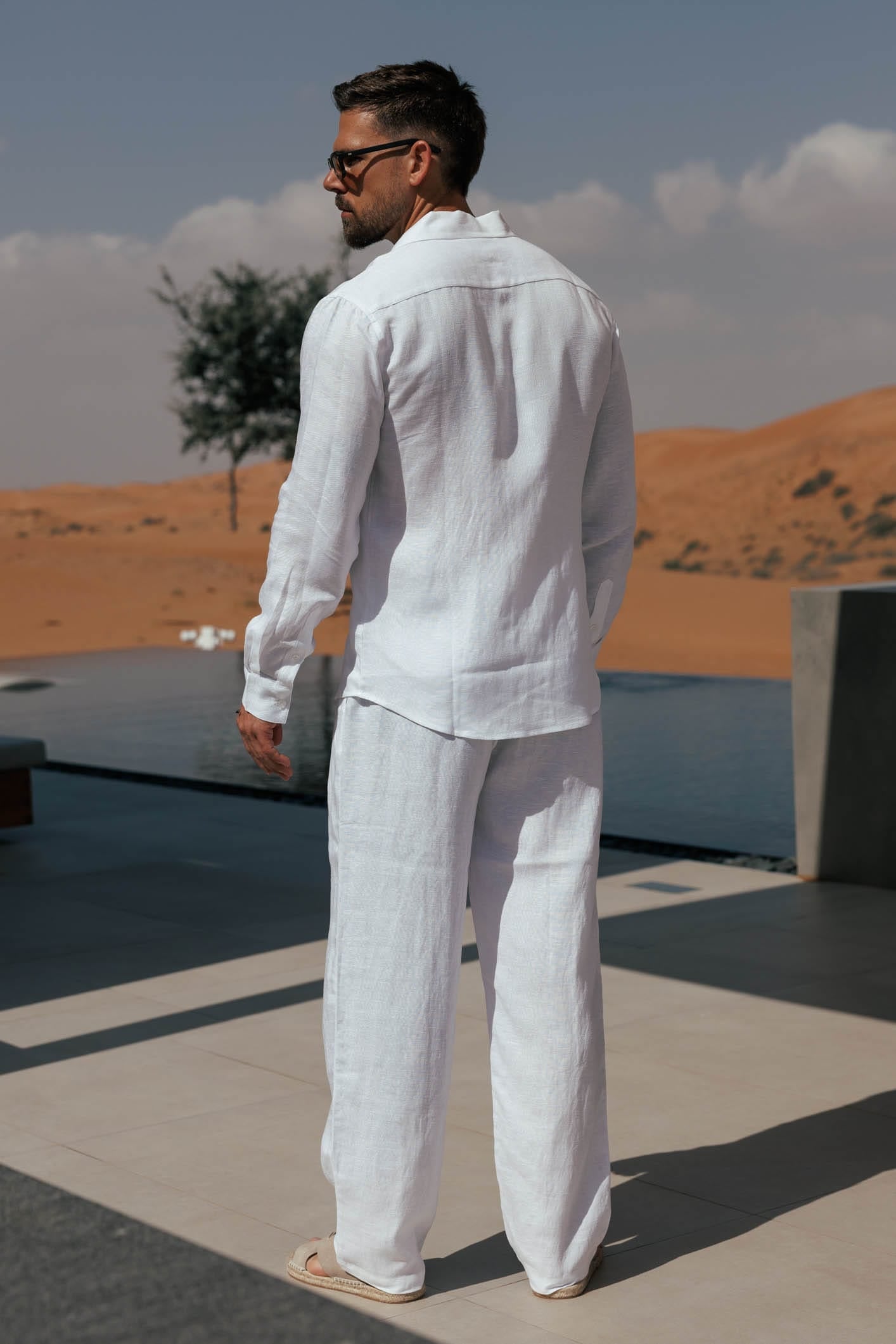 Pantalón de Lino | Blanco