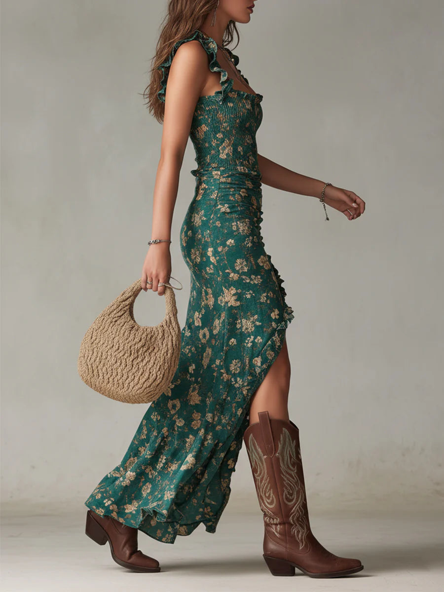 Alma • Vestido Maxi Boho Floral