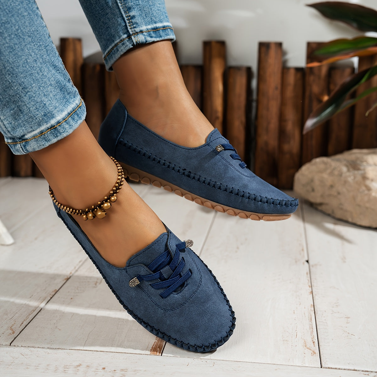 Mocasines flexibles con sujeción