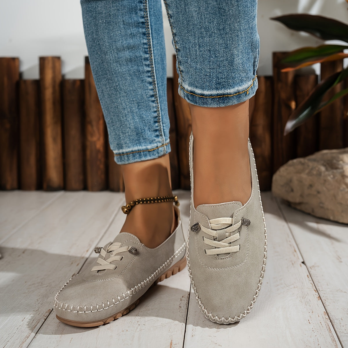 Mocasines flexibles con sujeción