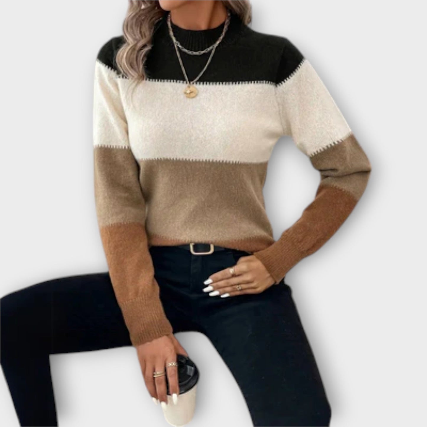 Elina | Jersey de rayas clásico