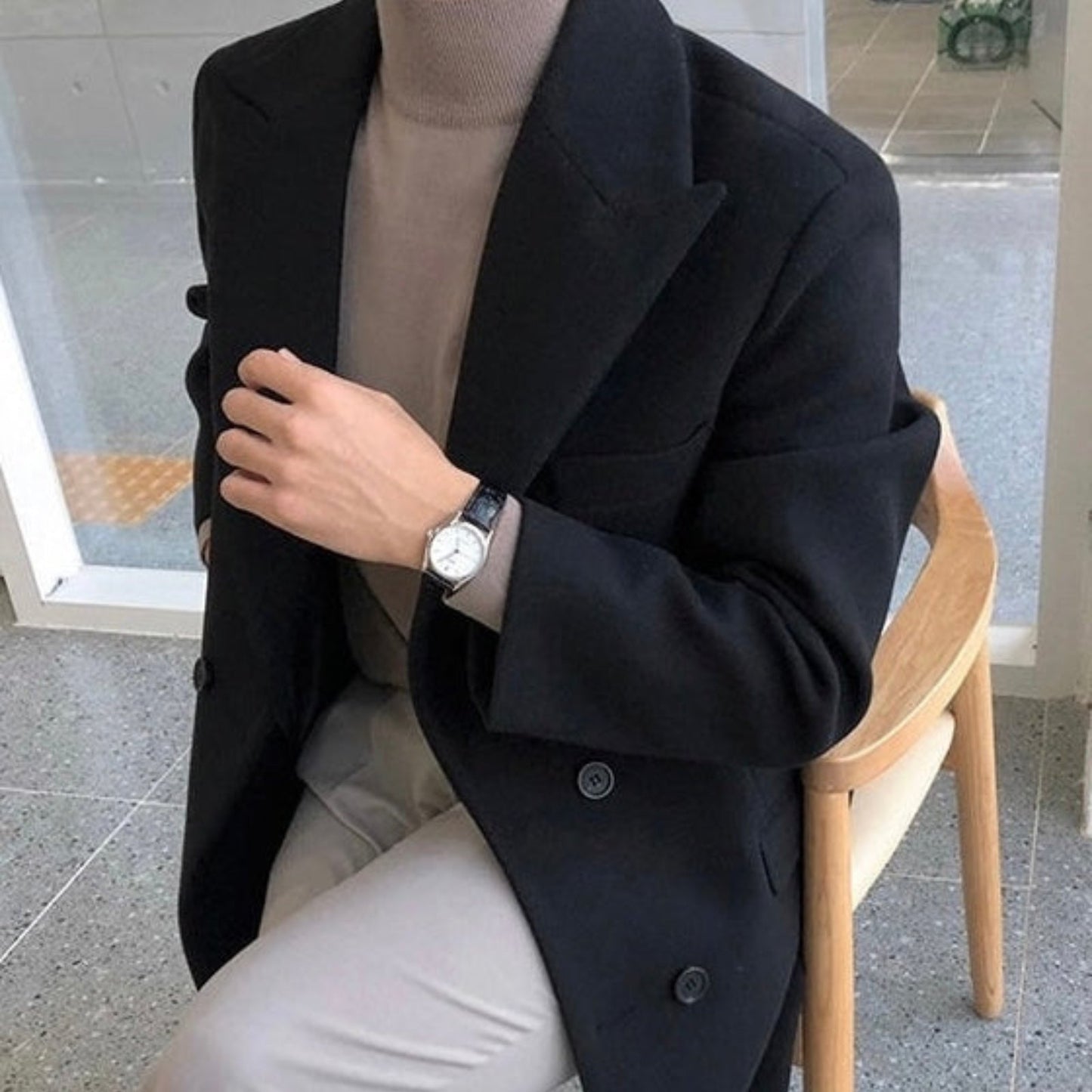 DUMONT LYON | ELEGANTE ABRIGO ACOLCHADO PARA HOMBRE