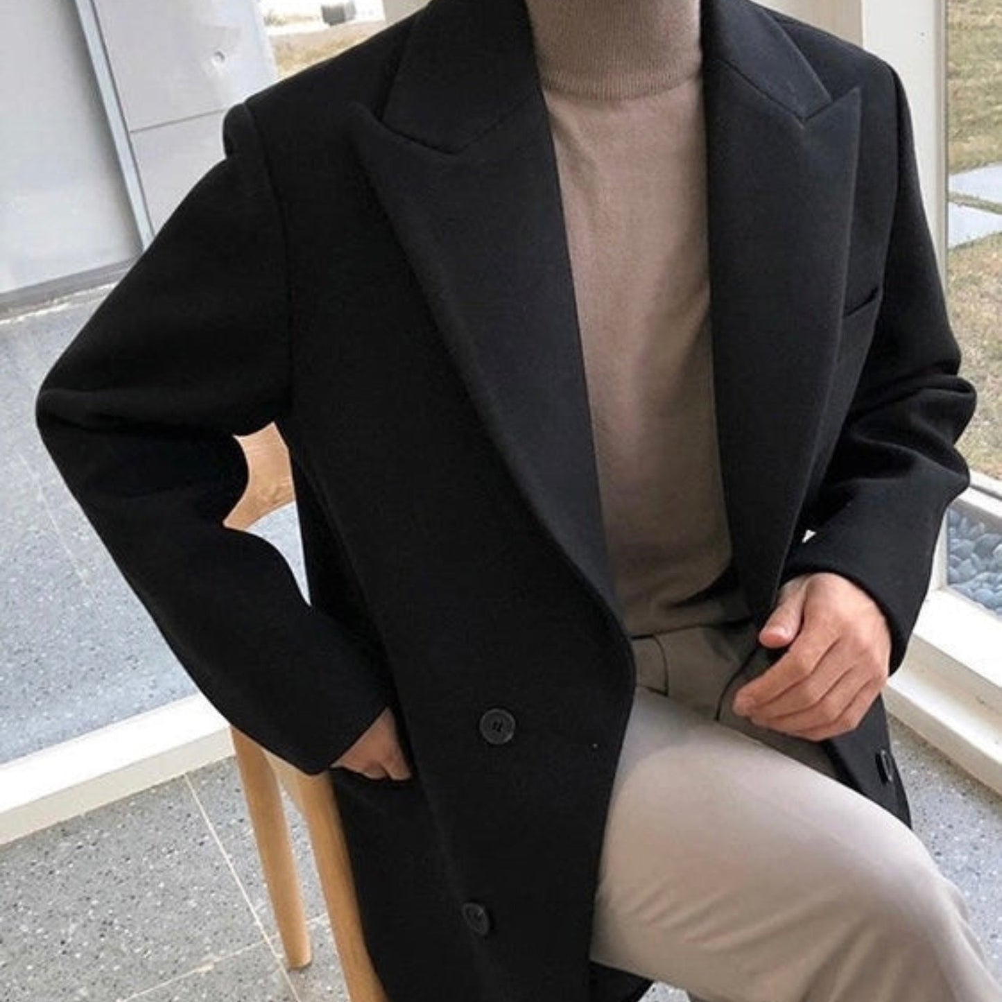 DUMONT LYON | ELEGANTE ABRIGO ACOLCHADO PARA HOMBRE