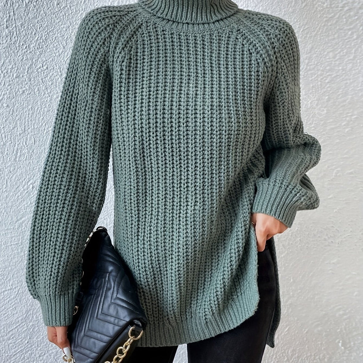 Jersey de cuello alto