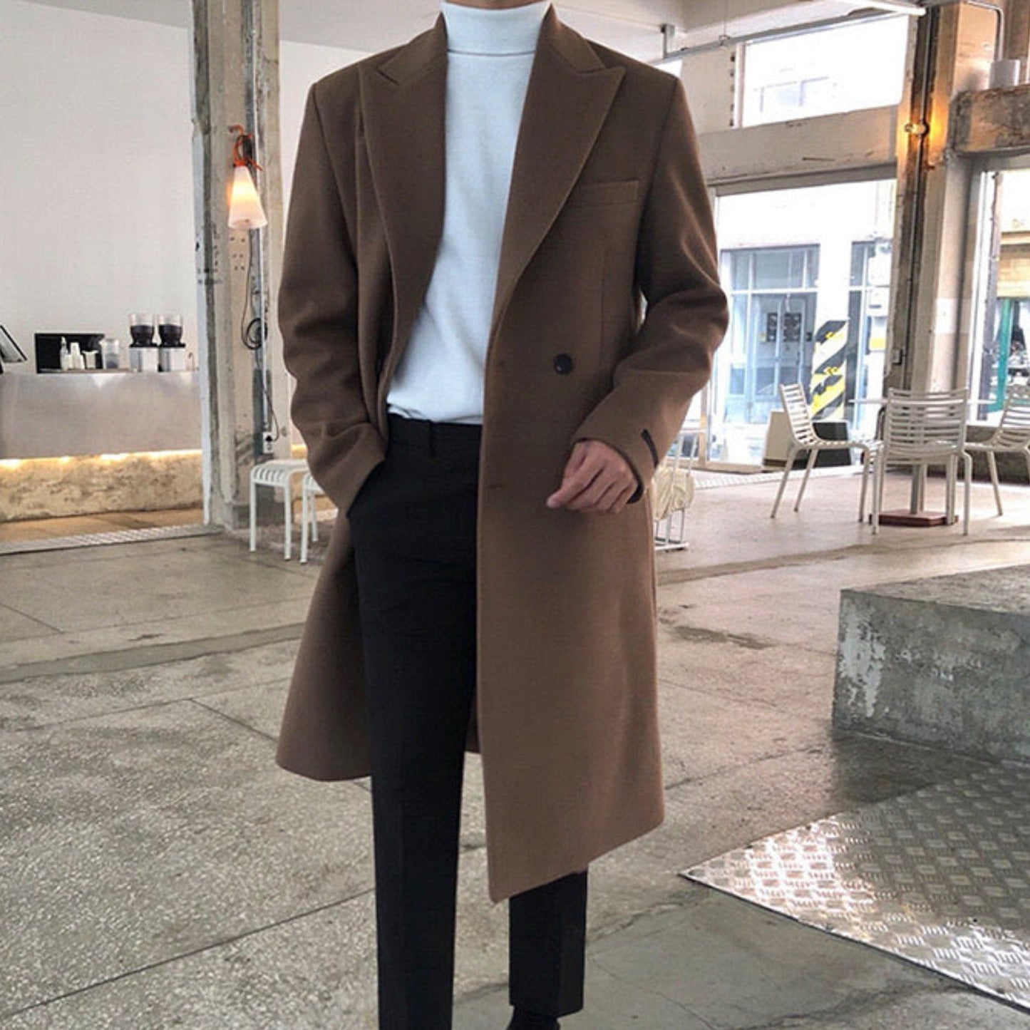 DUMONT LYON | ELEGANTE ABRIGO ACOLCHADO PARA HOMBRE
