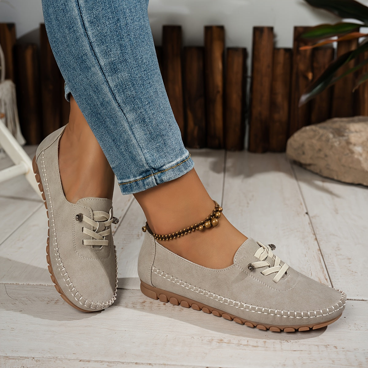 Mocasines flexibles con sujeción