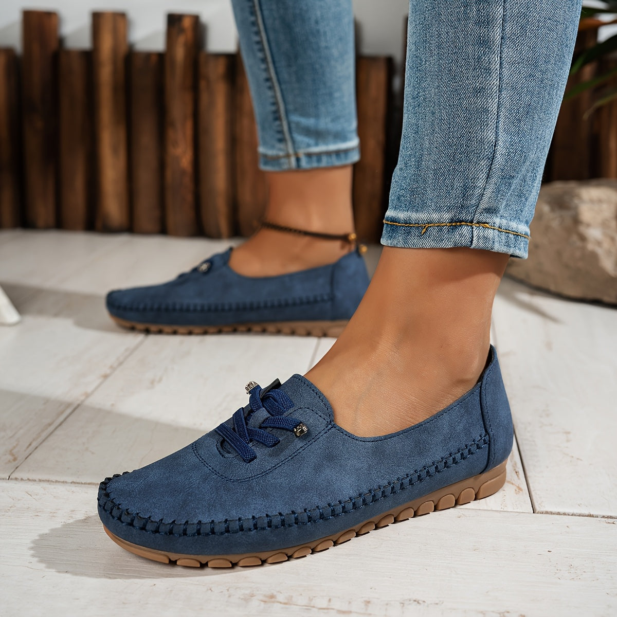 Mocasines flexibles con sujeción