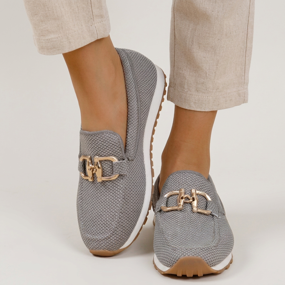Zapatillas tipo mocasín acolchadas