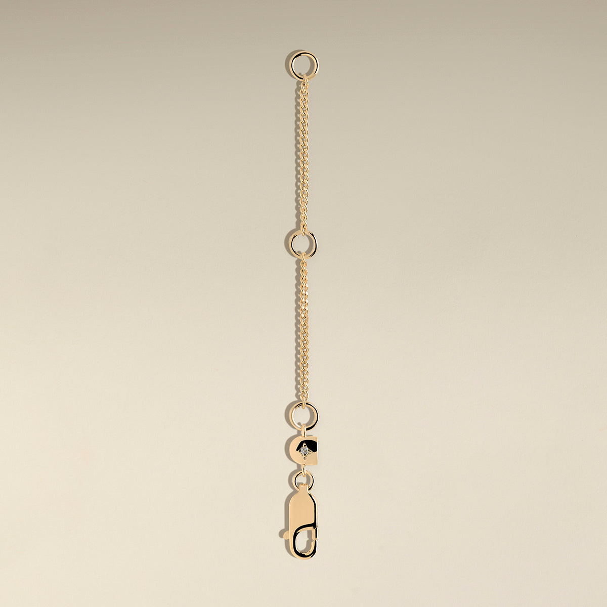Curb Chain Extender in Gold