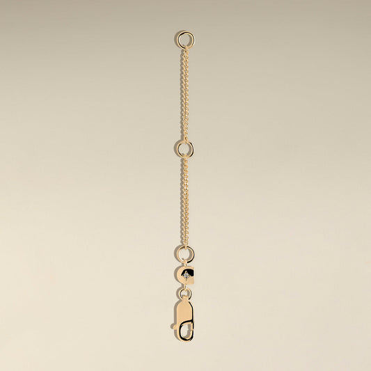 Curb Chain Extender in Gold
