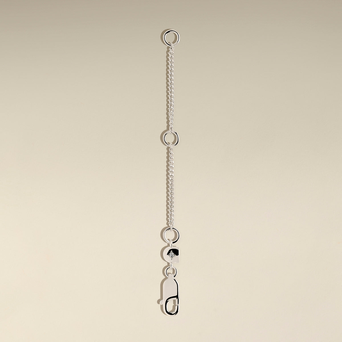 Curb Chain Extender in Silver