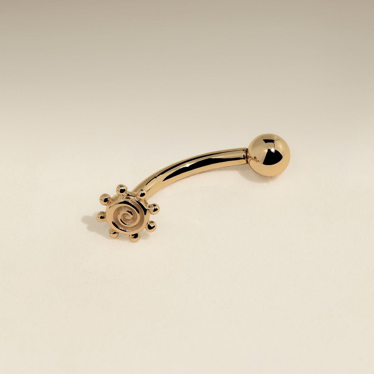 Solstice Rook Bar in Solid Gold