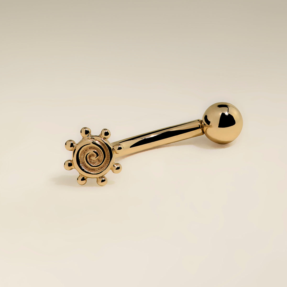 Solstice Rook Bar in Solid Gold