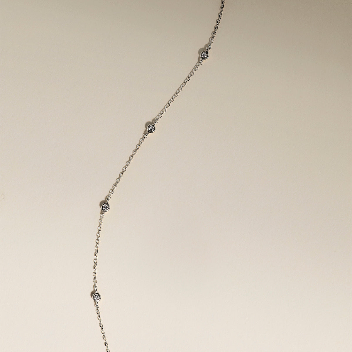 Mayfair Chain Bracelet in Solid White Gold