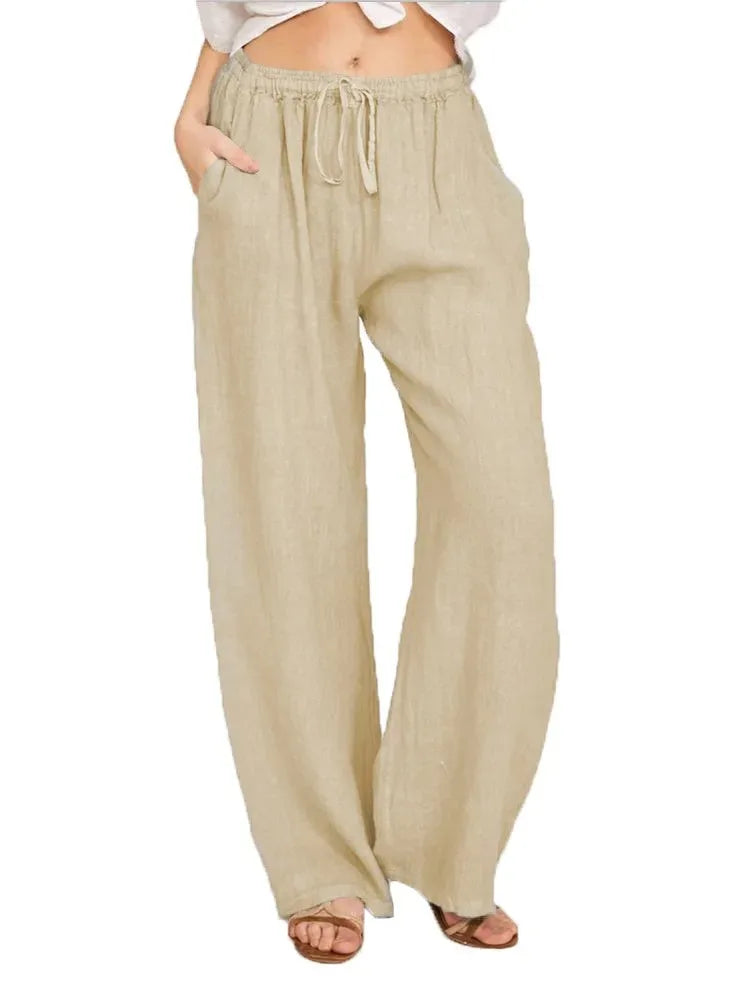 Pantalón clásico de pierna ancha