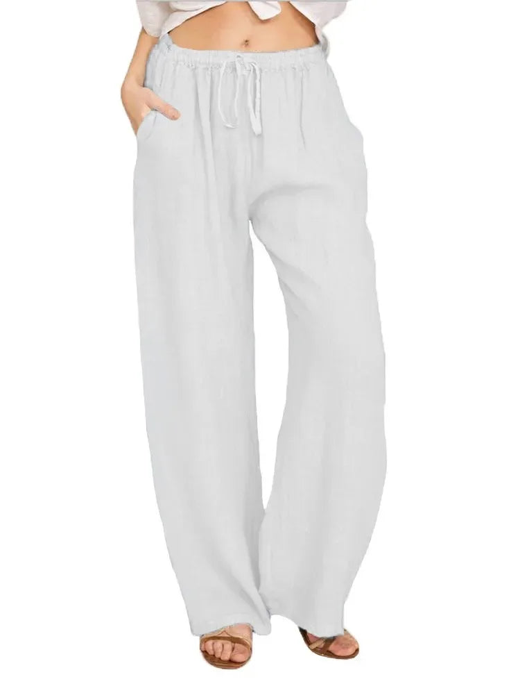 Pantalón clásico de pierna ancha