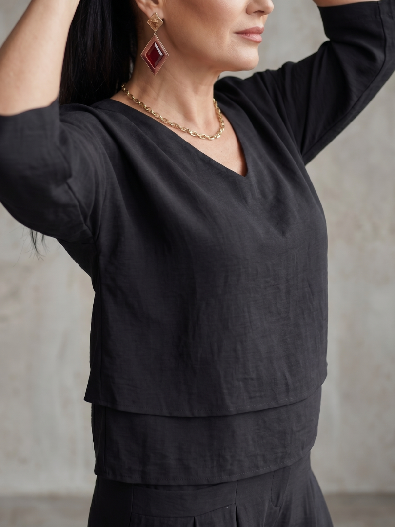 Conjunto Elegante de Dos Piezas
