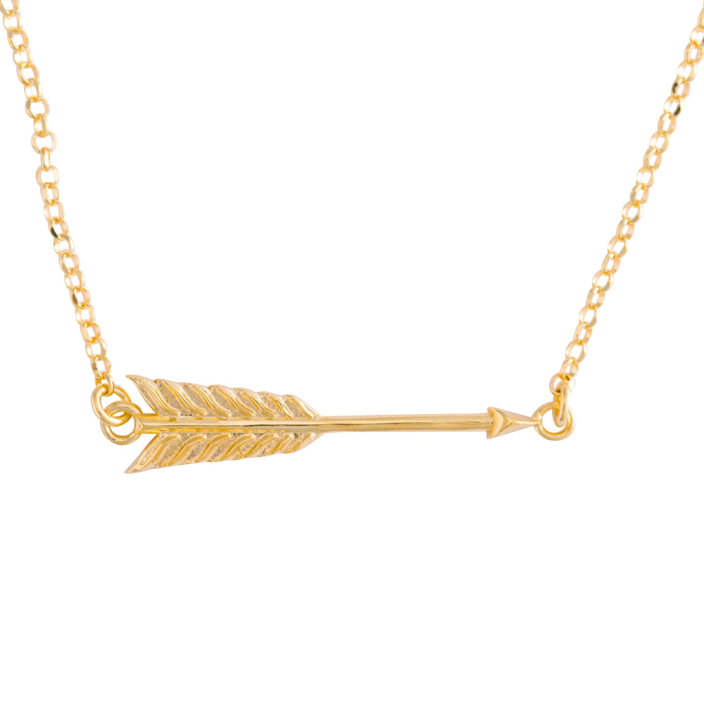GOLD ARROW NECKLACE