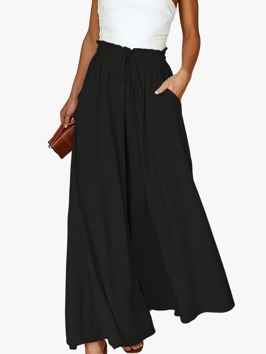 Pantalón elegante de tiro alto