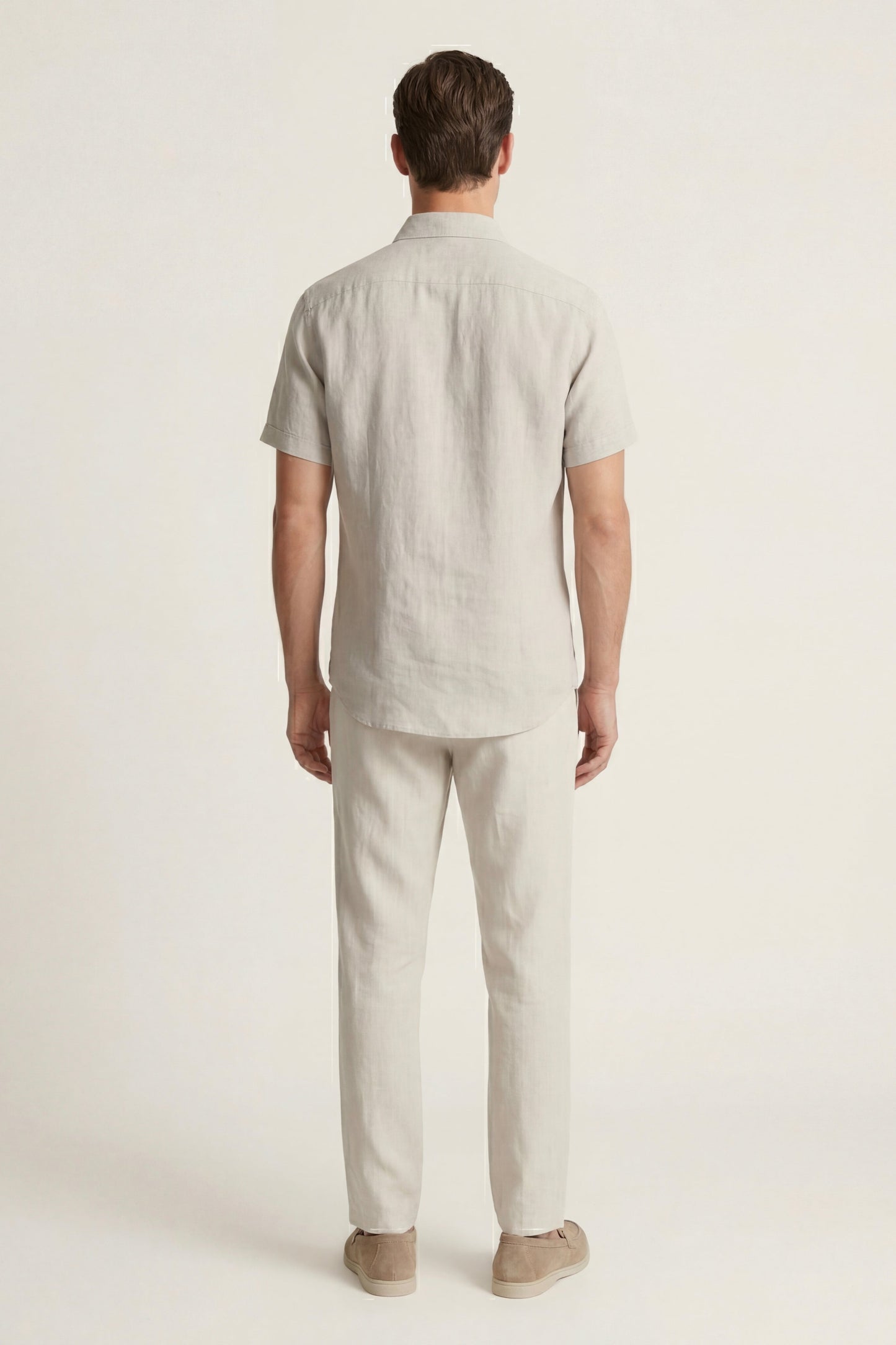 Trento | Conjunto de Lino — Beige/Beige