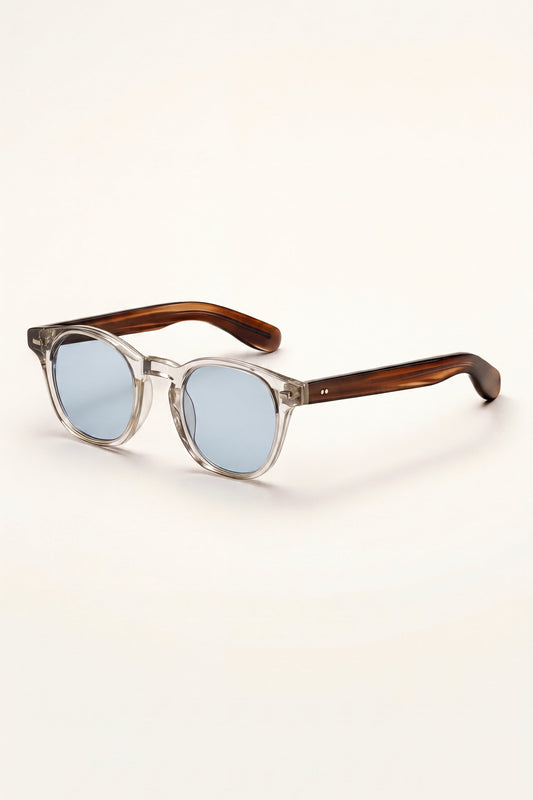 Dante | Gafas de Sol Transparente y Marrón