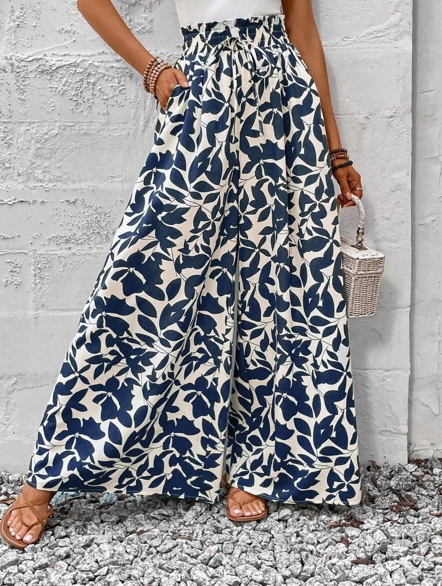 Pantalón elegante de tiro alto