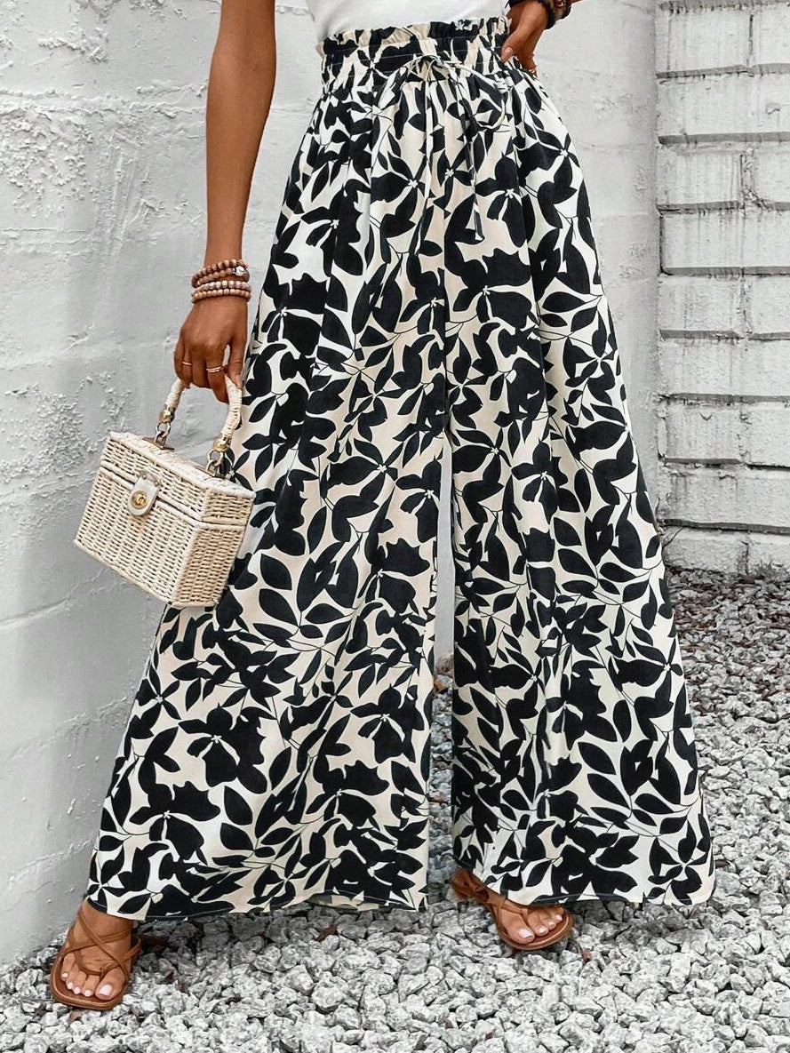 Pantalón elegante de tiro alto