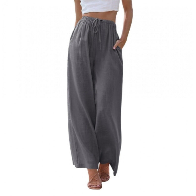 Pantalón clásico de pierna ancha
