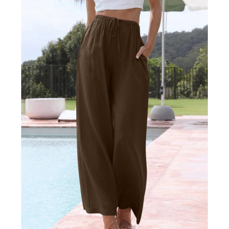 Pantalón clásico de pierna ancha