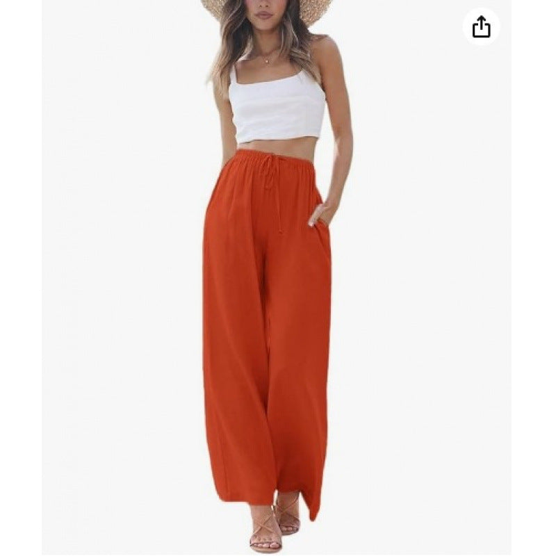 Pantalón clásico de pierna ancha