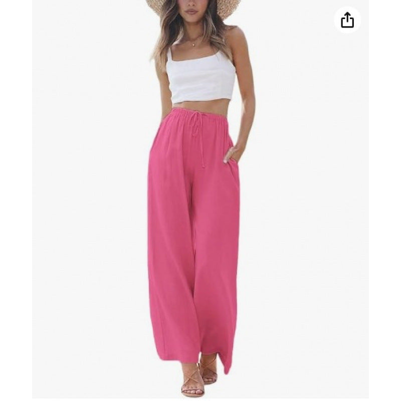 Pantalón clásico de pierna ancha