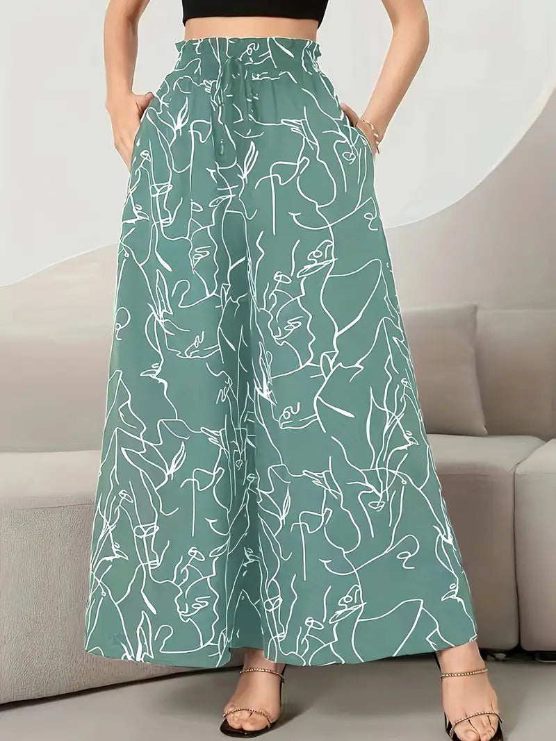Pantalón elegante de tiro alto