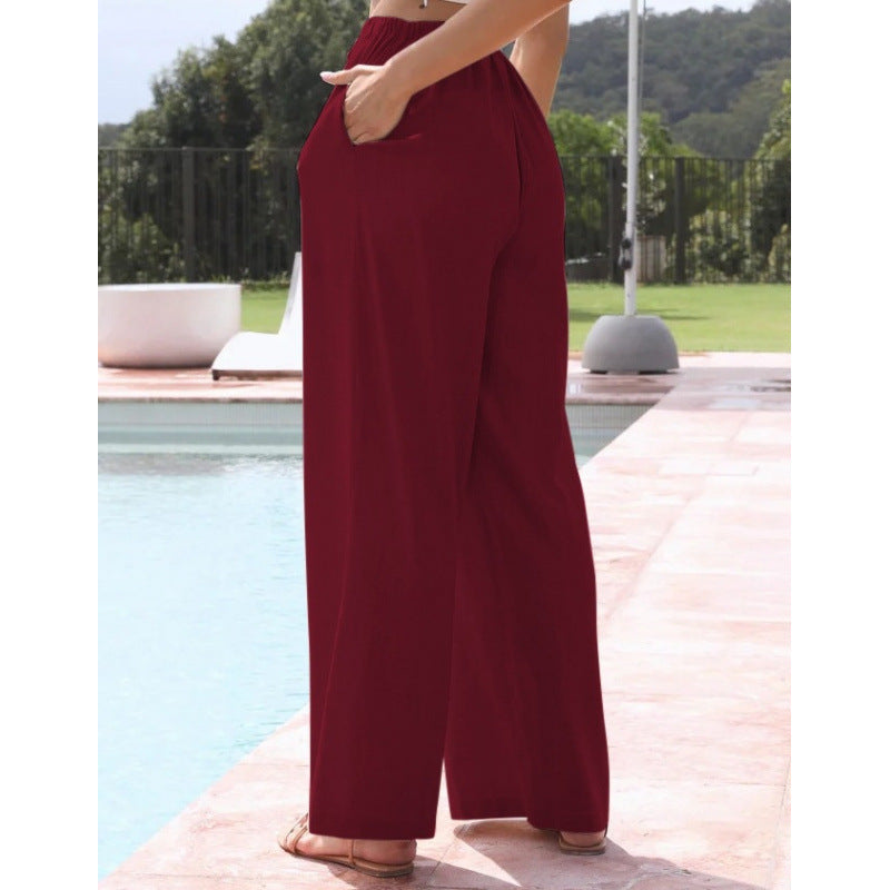 Pantalón clásico de pierna ancha