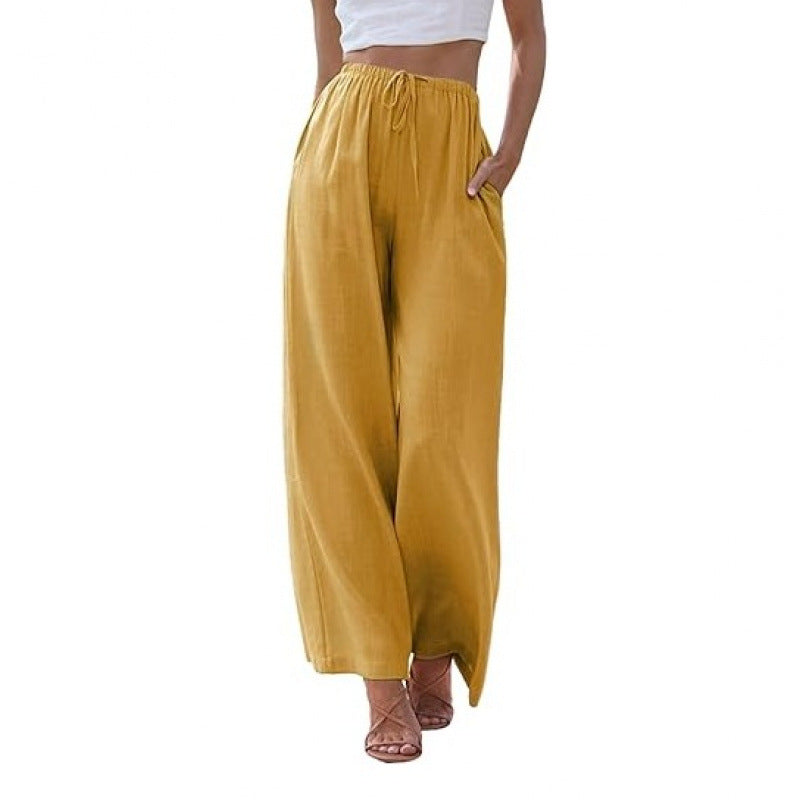Pantalón clásico de pierna ancha