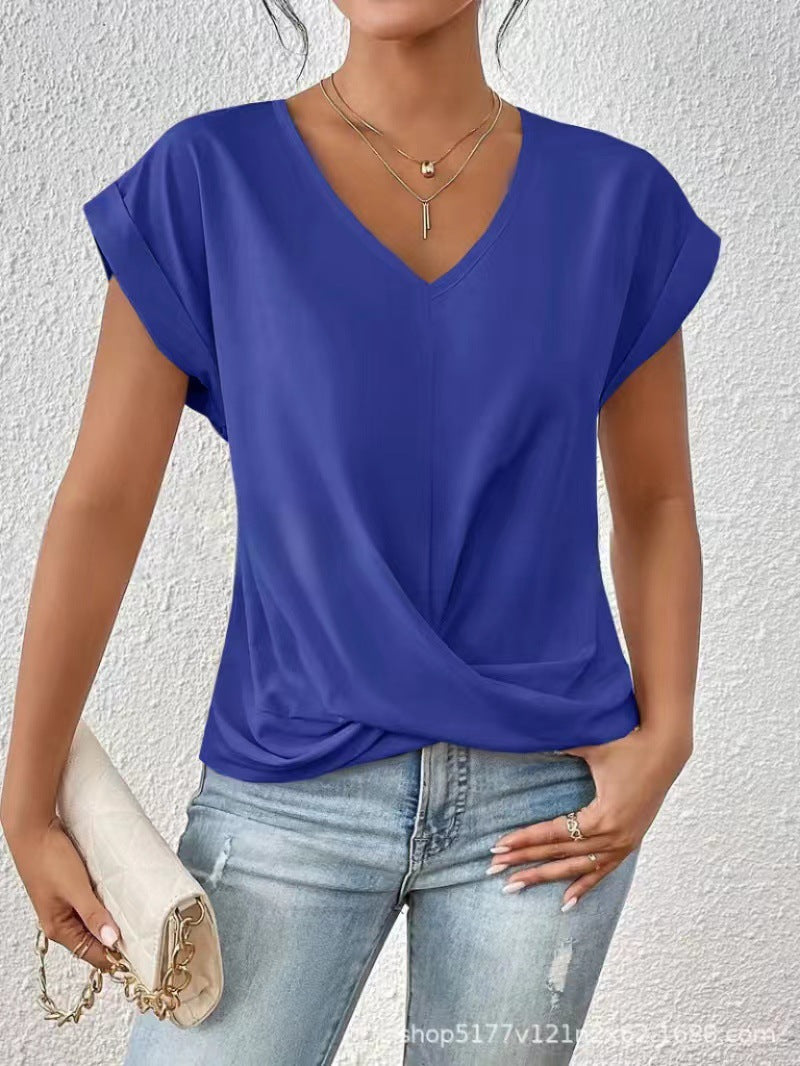 Camiseta con escote corazón