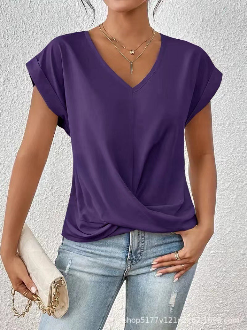 Camiseta con escote corazón