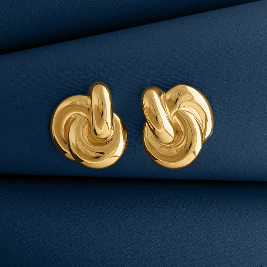 LARGE KNOT EARRINGS