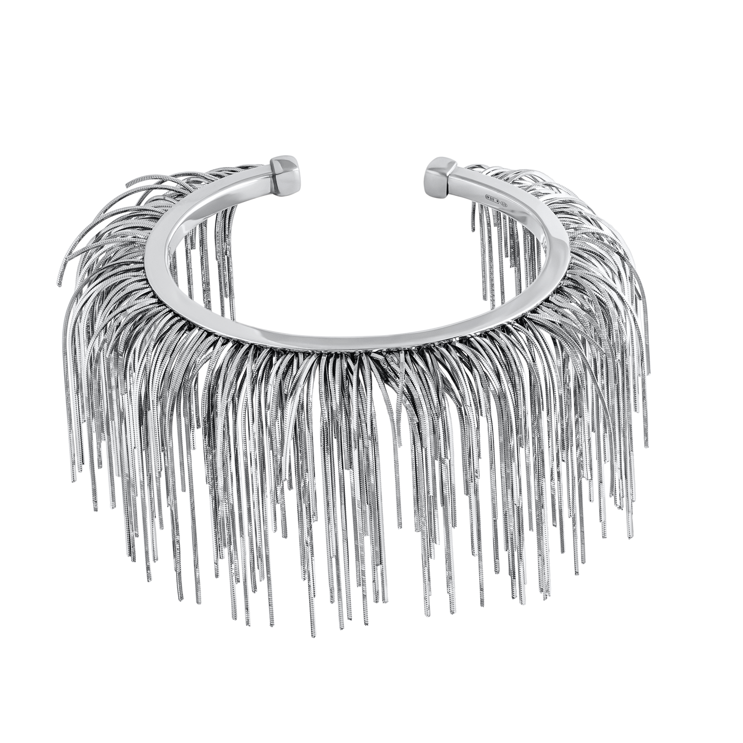 SILVER FEATHER CUFF