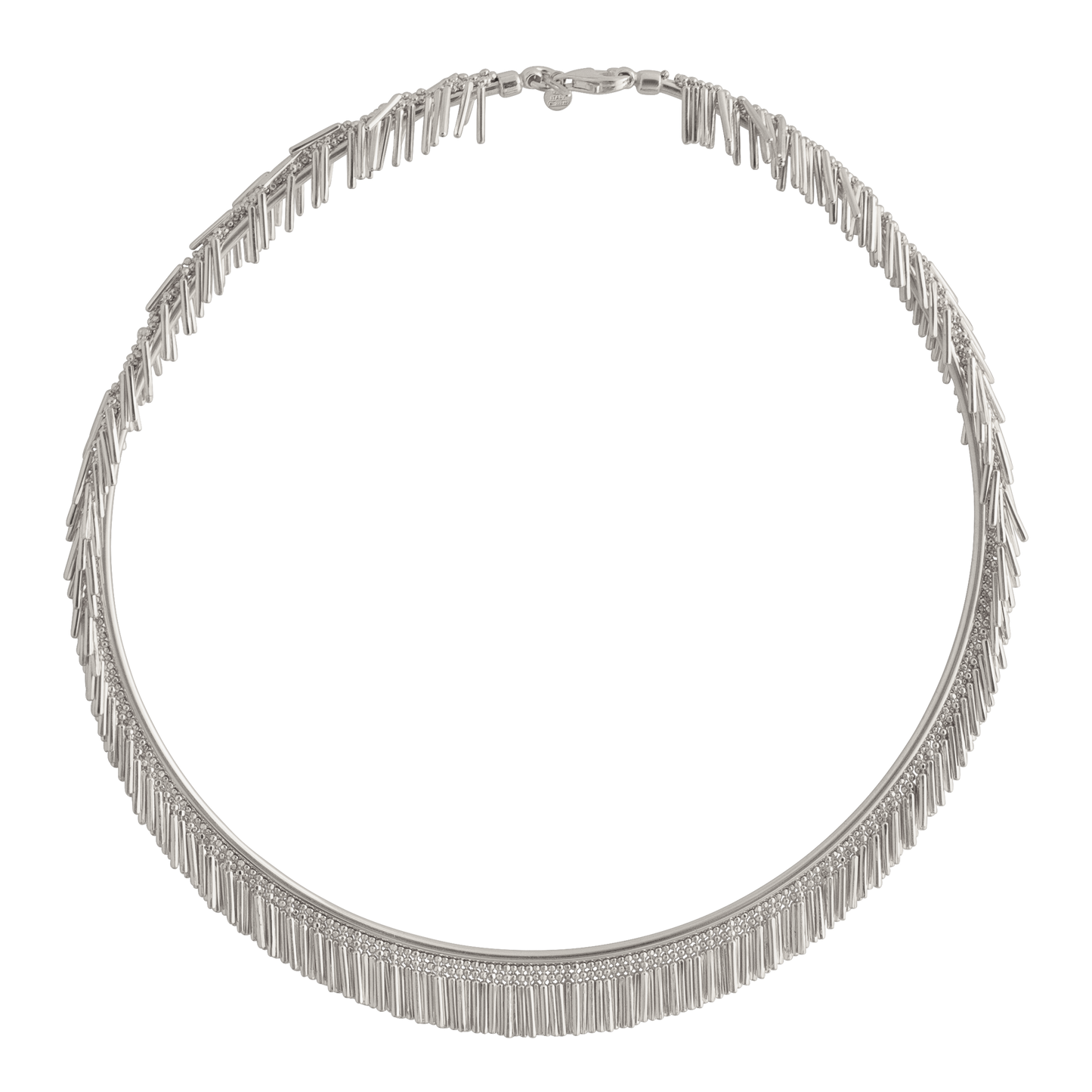 SILVER TASSEL CHOKER