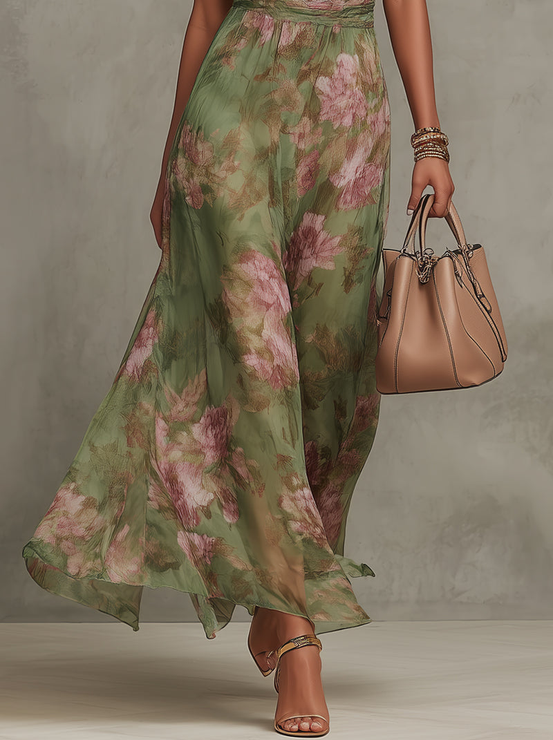 Aurora • Vestido Maxi Floral