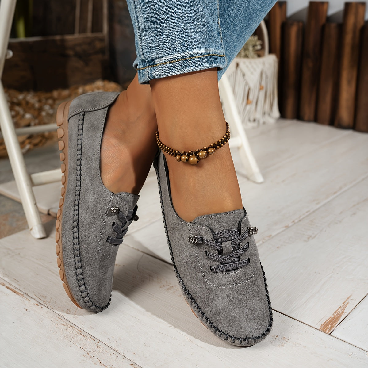 Mocasines flexibles con sujeción