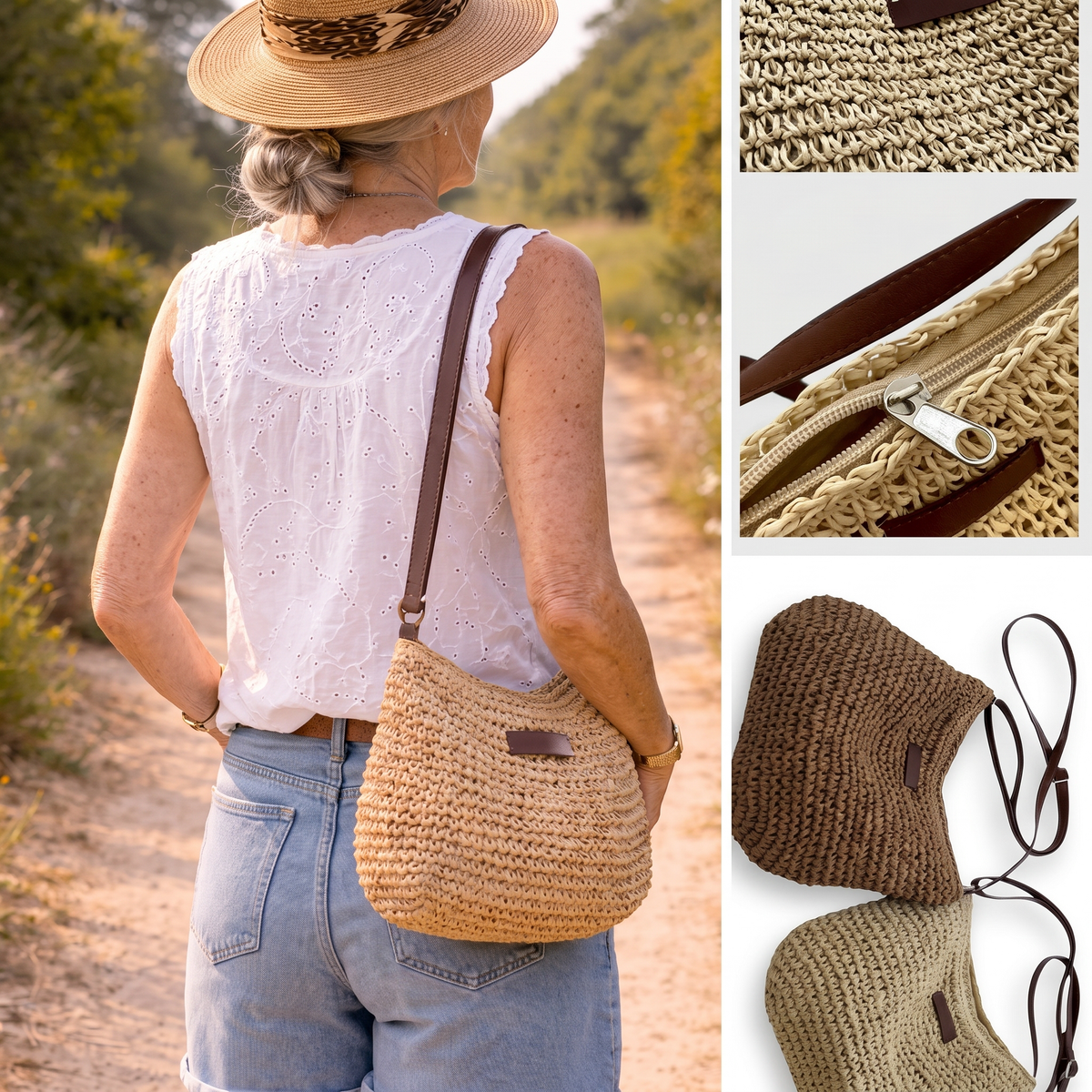 Bolso bandolera ajustable