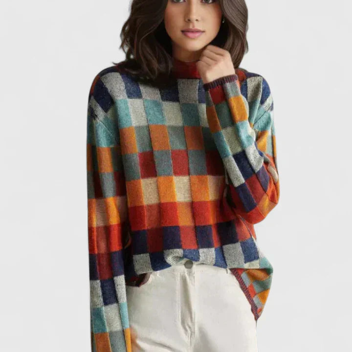 Isla | Jersey retro acogedor