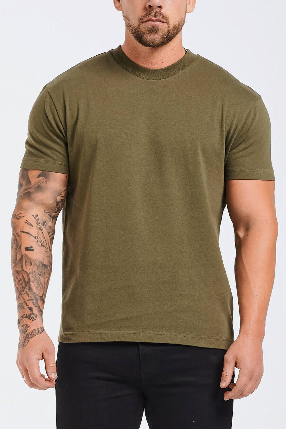 Camiseta Premium Básica | Verde Oliva