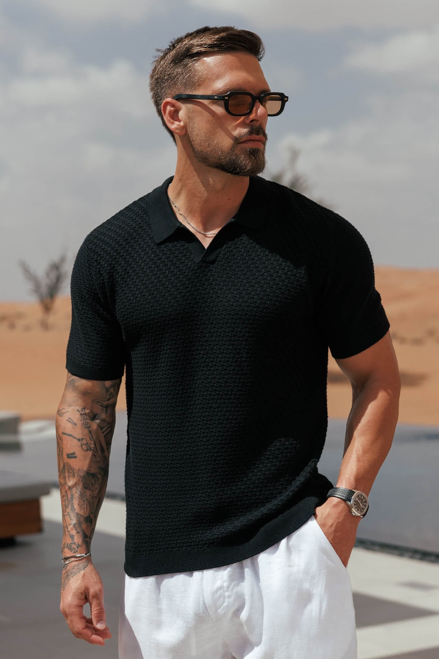 Polo Noir | Negro