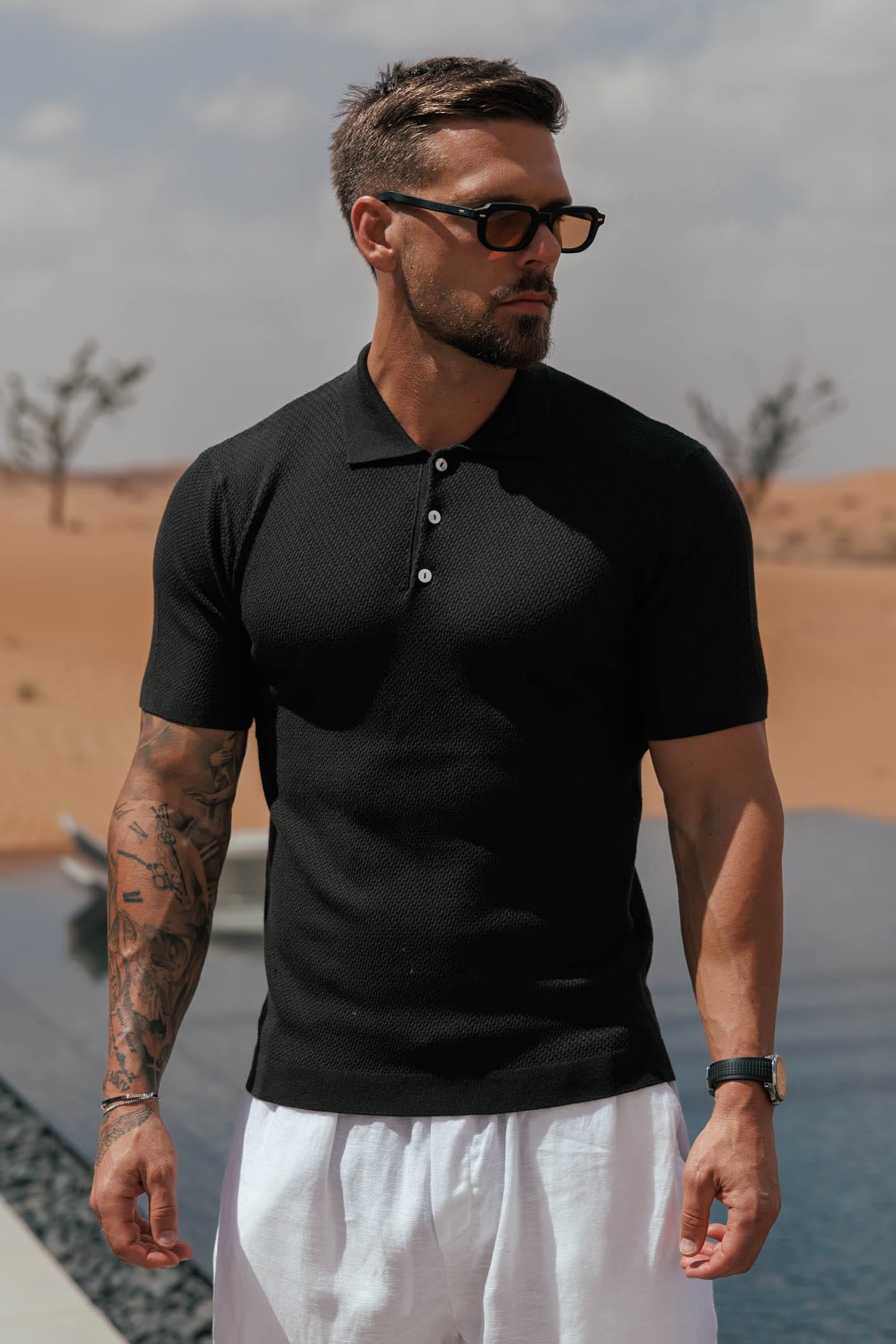 Polo Santal | Negro