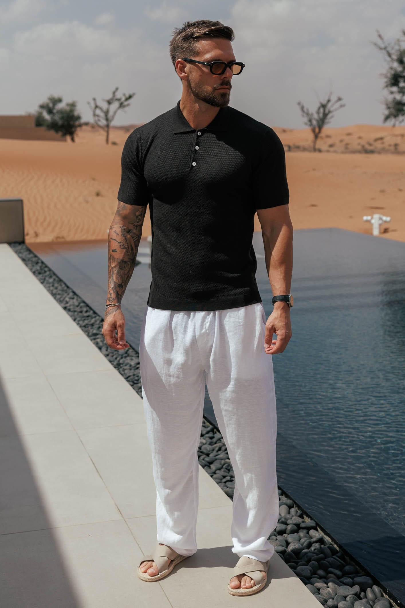 Polo Santal | Negro